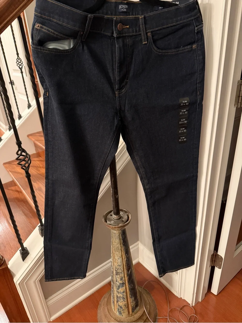 J. Crew Men’s Dark Wash Skinny Jeans